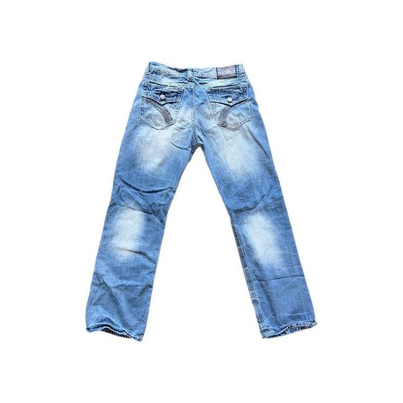 Buckle Black Boot Cut Jeans - Picture 2 of 5